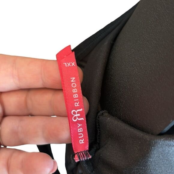 Ruby ribbon black open bust camisole xxl Shapewear - Picture 7 of 8